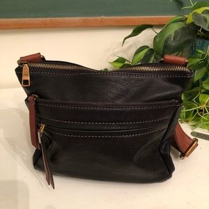 Black and brown Fossil Purse